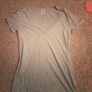 PINK VS grey vneck shirt