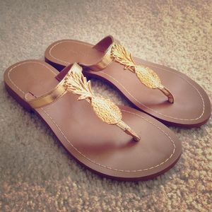 Lilly Pulitzer for Target pineapple sandals