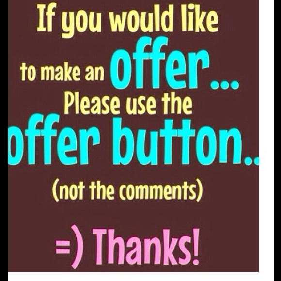 Please use offer button