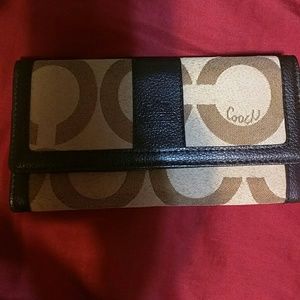 A coach wallet