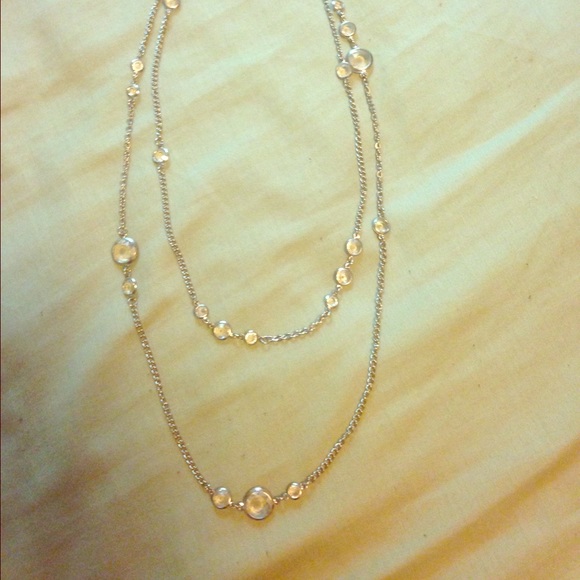 Double chain necklace