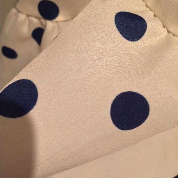 Off white polka dot summer dress - Picture 4 of 4