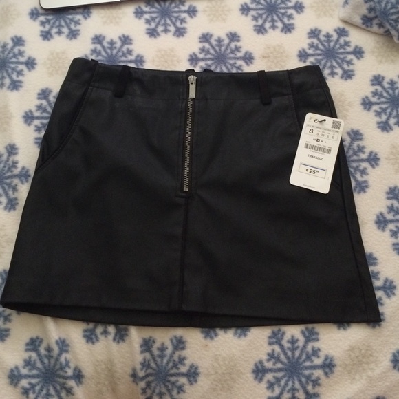 Zara Leather Skirt