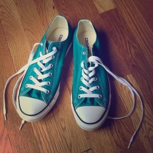 Converse Low Top All Star Sneaker in Turquoise