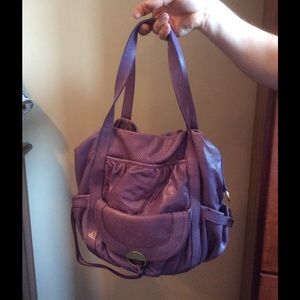 Lavender Kooba bucket bag