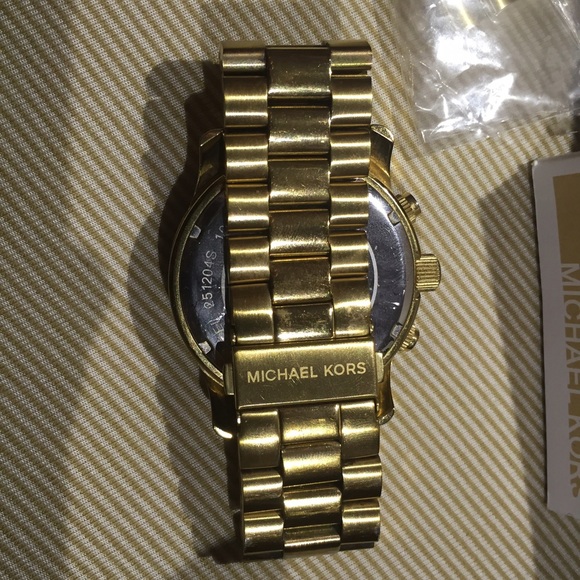 Authentic gold Michael Kors watch
