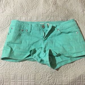 Short Mint Green Shorts