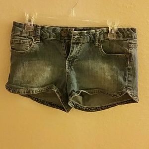 Denim shorts