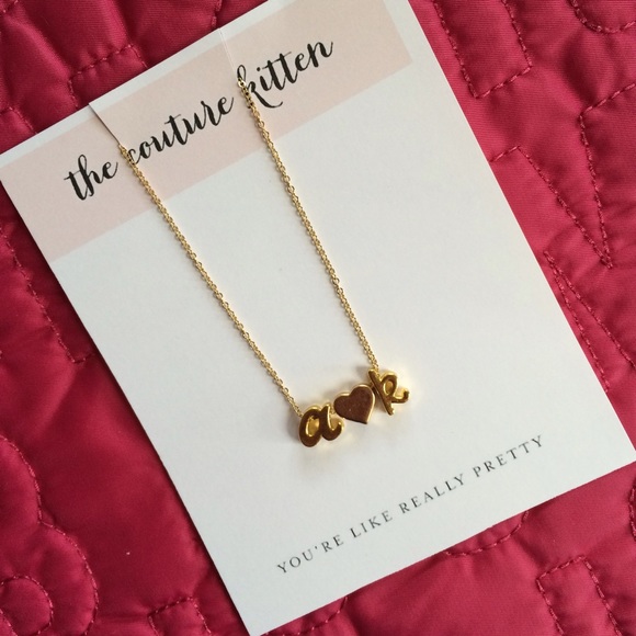 Jewelry - Custom Gold/Silver Monogram Initial Charm Necklace