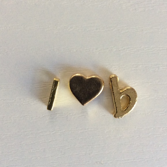 Custom Gold/Silver Monogram Initial Charm Necklace - Picture 4 of 4