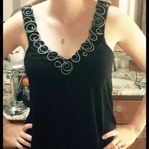 Kimchi & Blue black dressy tank top size M