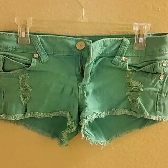 Denim shorts