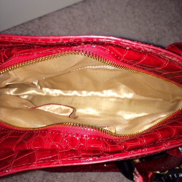 NEW! Red Italian Satchel - Picture 3 of 3