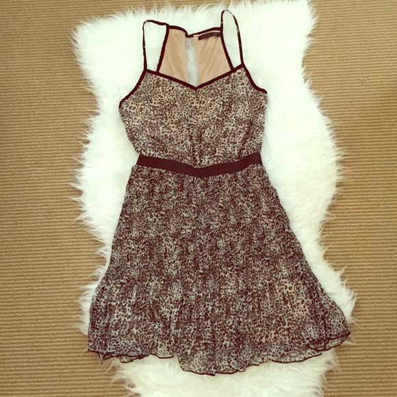Animal print dress