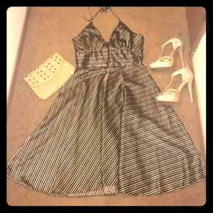 NWOT Halter Satin Dress