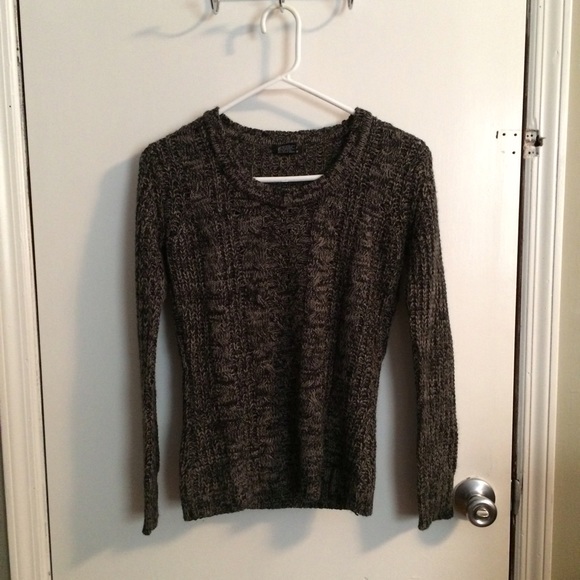 Gray & Black Sweater