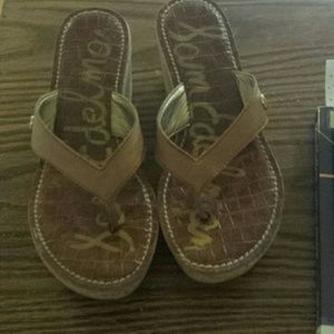Sam Eldemen-ruth-wedge sandals Size 5.5