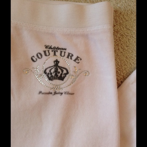 Juicy Couture Velour Pants - Light Pink - Picture 2 of 3
