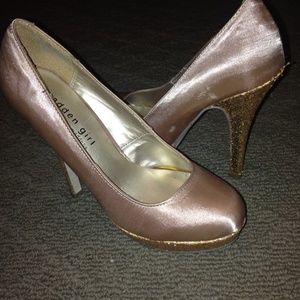 madden Girl Gold heels