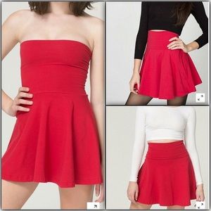 Red American apparel skirt/dress