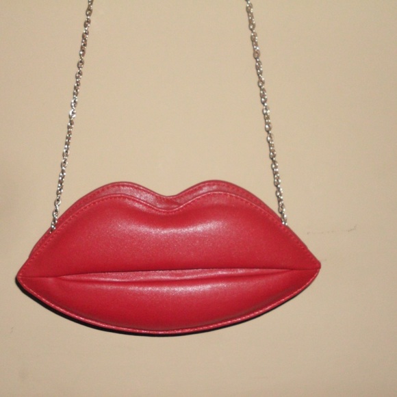 Red Lips Crossbody Bag