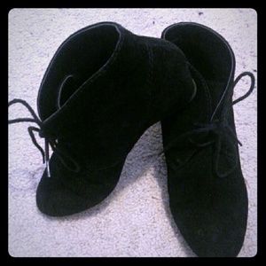 Suede booties