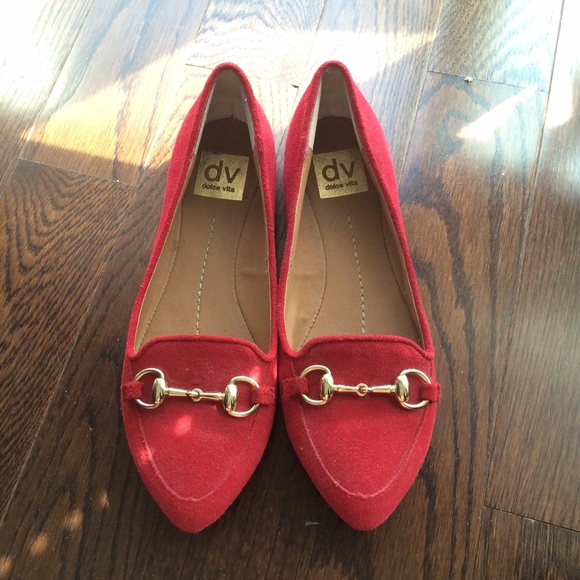 Dolce Vita Shoes - ✨HP | Dolce Vita Red Suede Loafer