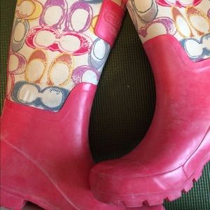 Coach wellies