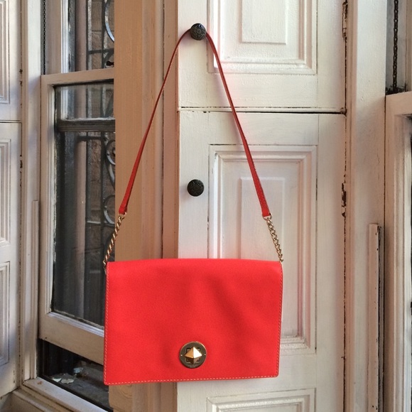 Kate Spade pink convertible shoulder bag clutch. - Picture 1 of 4