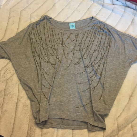 Grey loose top