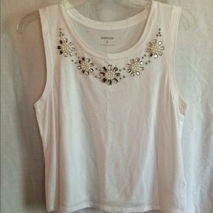 Express Embellished Crop Top