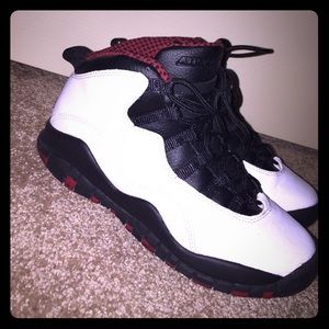 Air Jordan 10 red/black/white