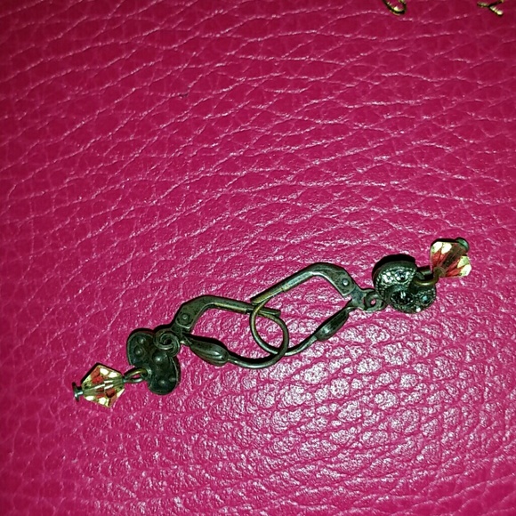 Vintage Swarovski crystal drop earrings - Picture 1 of 2