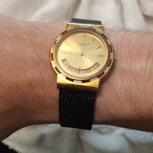 Vintage Caravelle gold watch.
