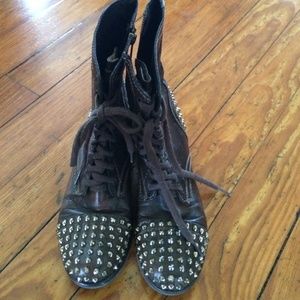 Steve Madden studded boots