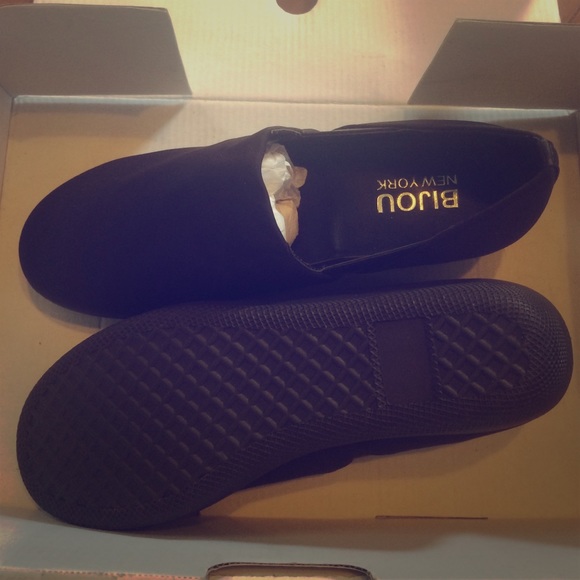Dark brown Bijou slip ons 6m New shoes nice