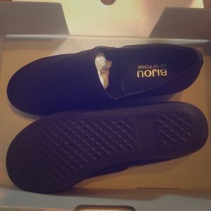 Dark brown Bijou slip ons 6m New shoes nice