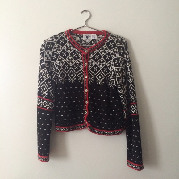 Black and White Christmas Sweater