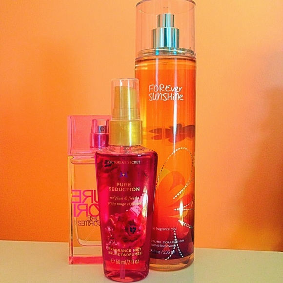 VS, Pacsun, and Bath & Body Works perfumes