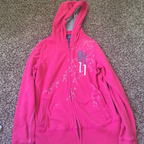 Pink American Eagle zip up