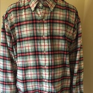 Polo button down flannel