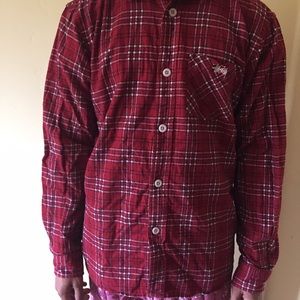 Red button down flannel