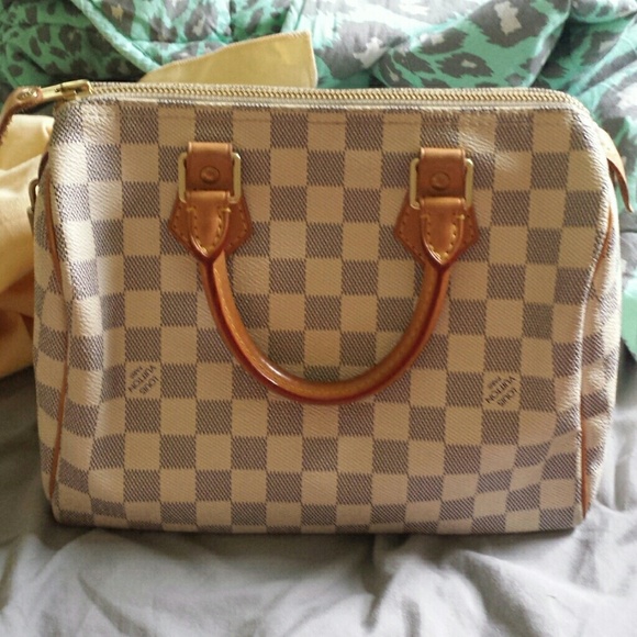 100%authentic LV Speedy 25 in Azure