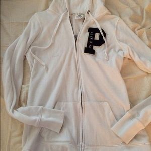 Victoria secret white hoody xs
