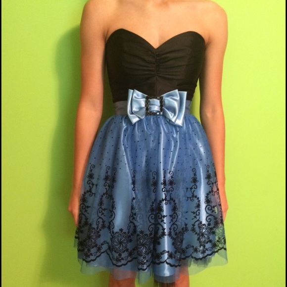Blue semi formal dress