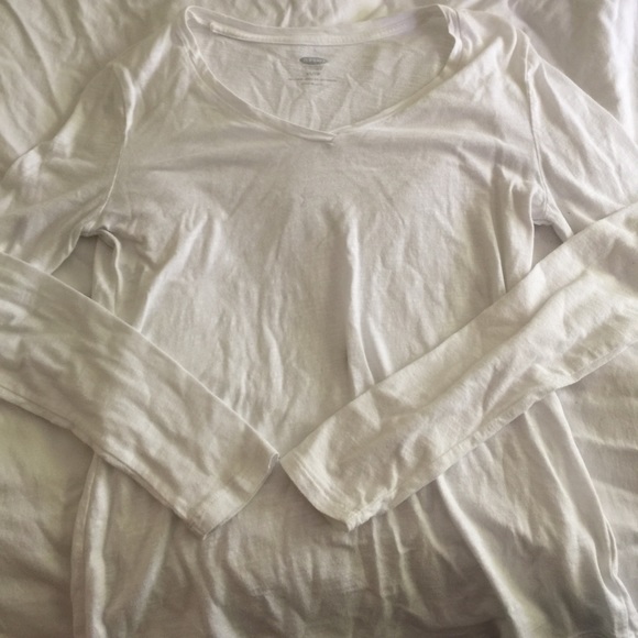 white long sleeved shirt