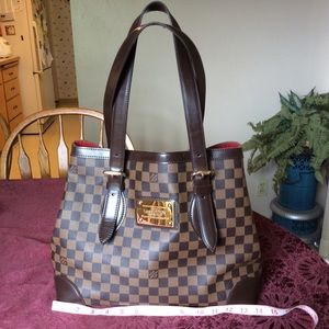 SOLD!!!!Authentic Louis Vuitton Hampstead MM Tote