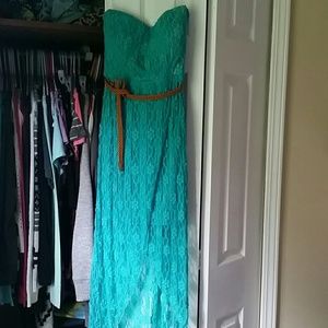 Teal dress