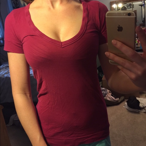 Magenta t shirt