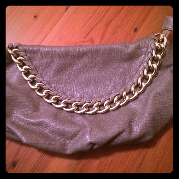 Taupe clutch - in great condition - Picture 1 of 2